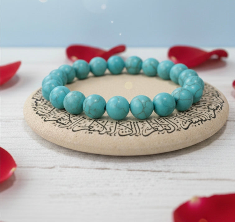 Natural Irani firoza stone bracelet